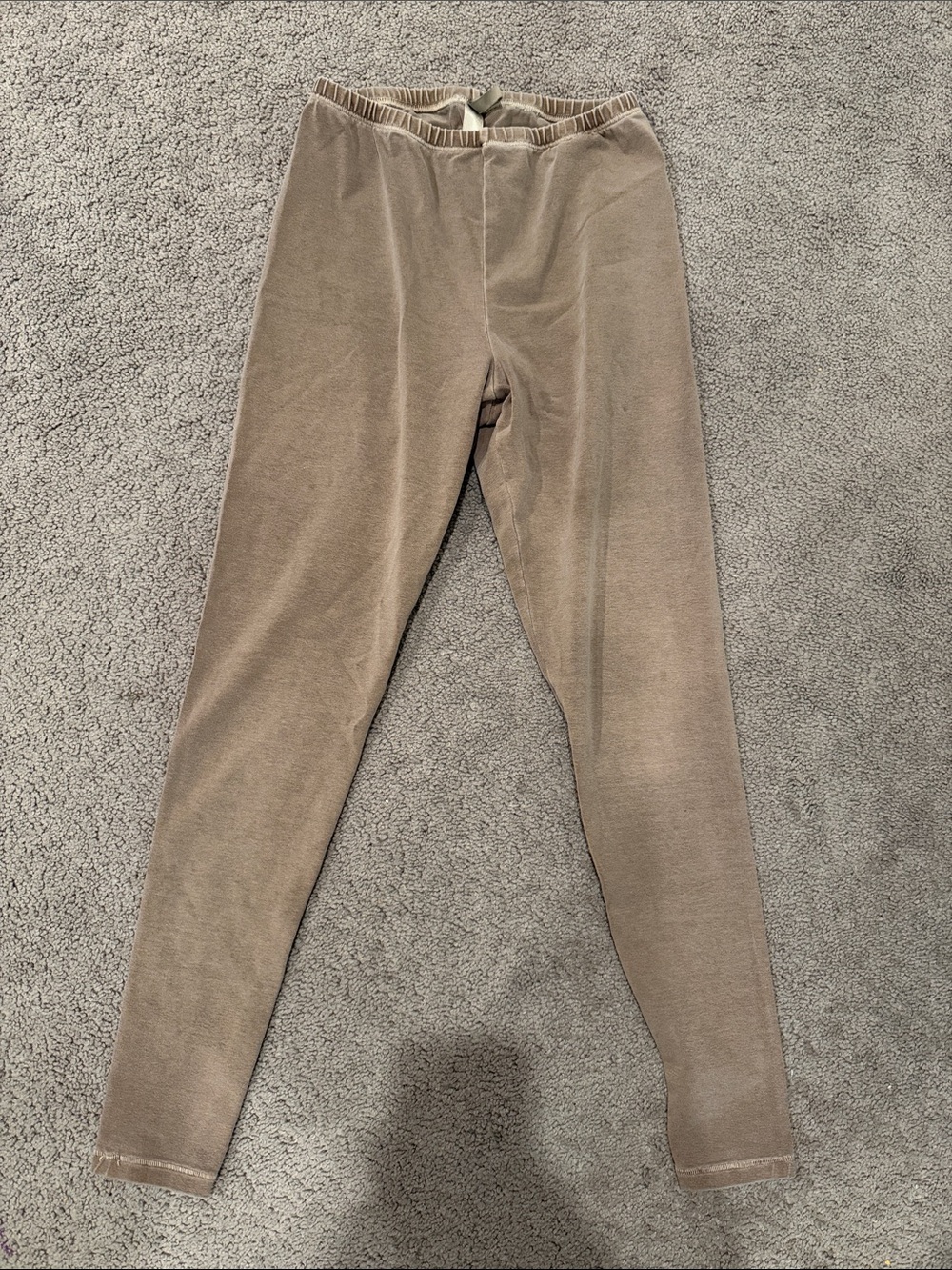 Skims Slim Fit Stretch Knit Pants - Taupe